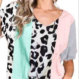 Color Block Top‎